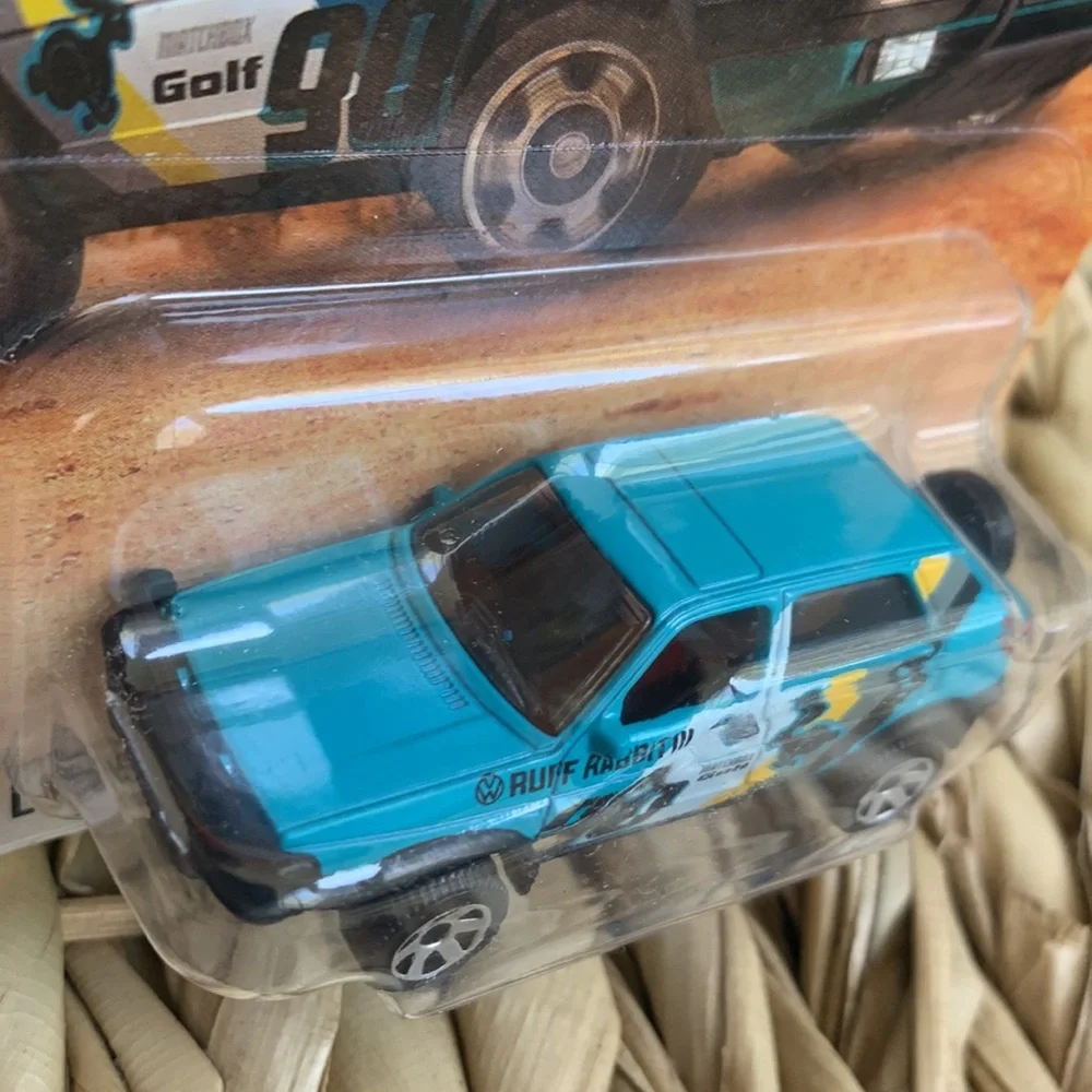 1990 Volkswagen Golf Country German VW Rabbit Matchbox 90s Blue Car MBX 2025 🆕